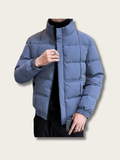 Nordic Shield Quilted Puffer Jacket - M
