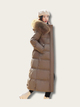 Elegance Frost Long Puffer Coat - L