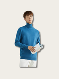 Turtleneck Elegant Comfort Japanese Sweater - #ffc0cb:Pink