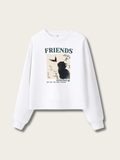 Whisker Friends Cozy Sweatshirt - #add8e6:Light Blue