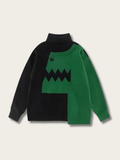 Dino Chomp Cozy Sweater - #ffc0cb:Pink