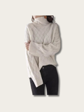 Woven Elegance Japanese Sweater - M