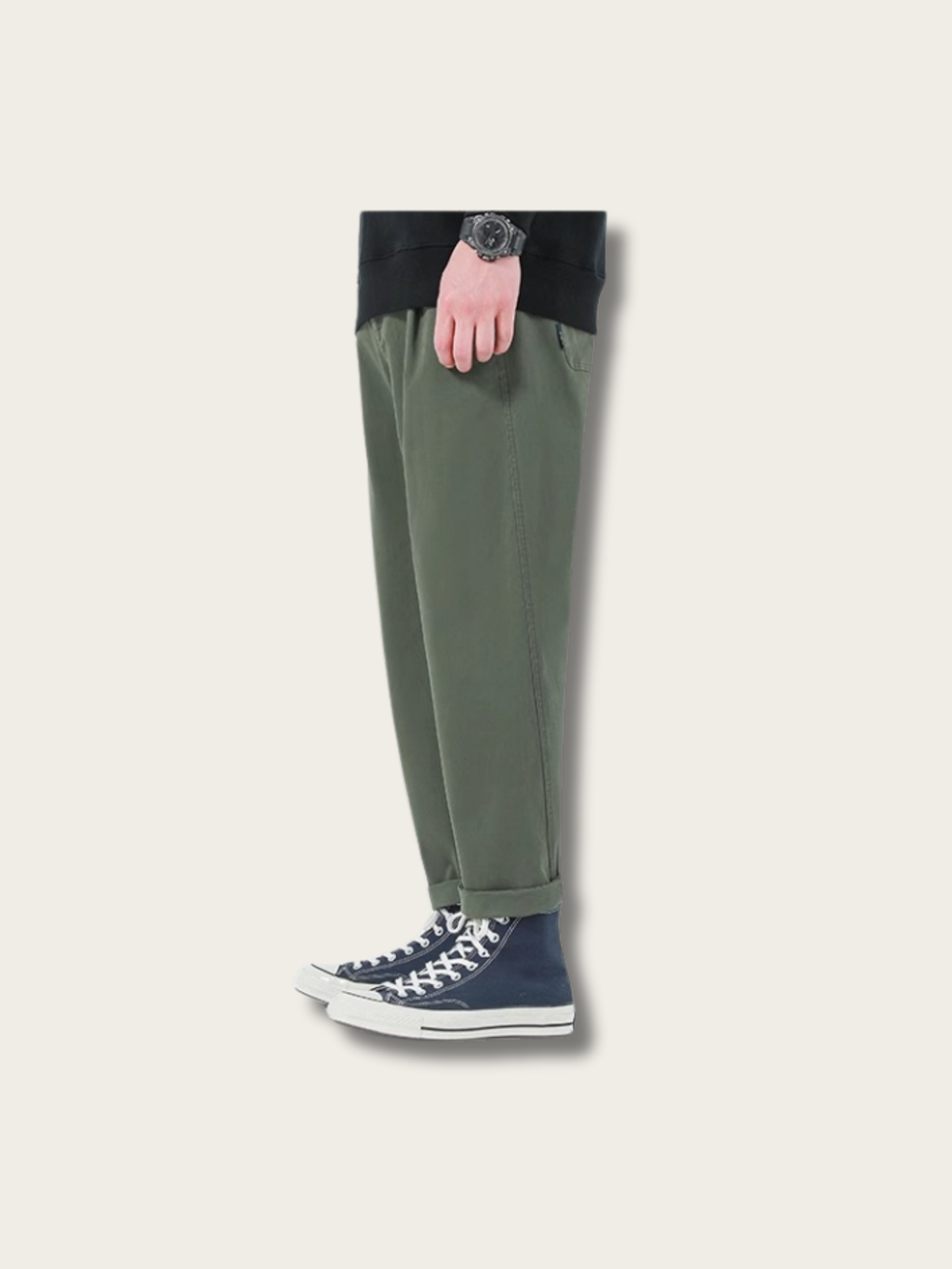 Classic Military Pleated Chinos - XL