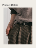 Houndstooth Heritage Wool Pants - XL