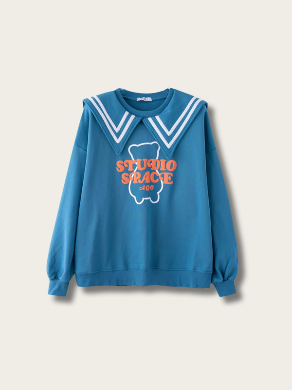 Studio Sailor Graphic Sweater - black:Black