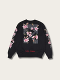 Eco Blossom Statement Sweatshirt - black:Black