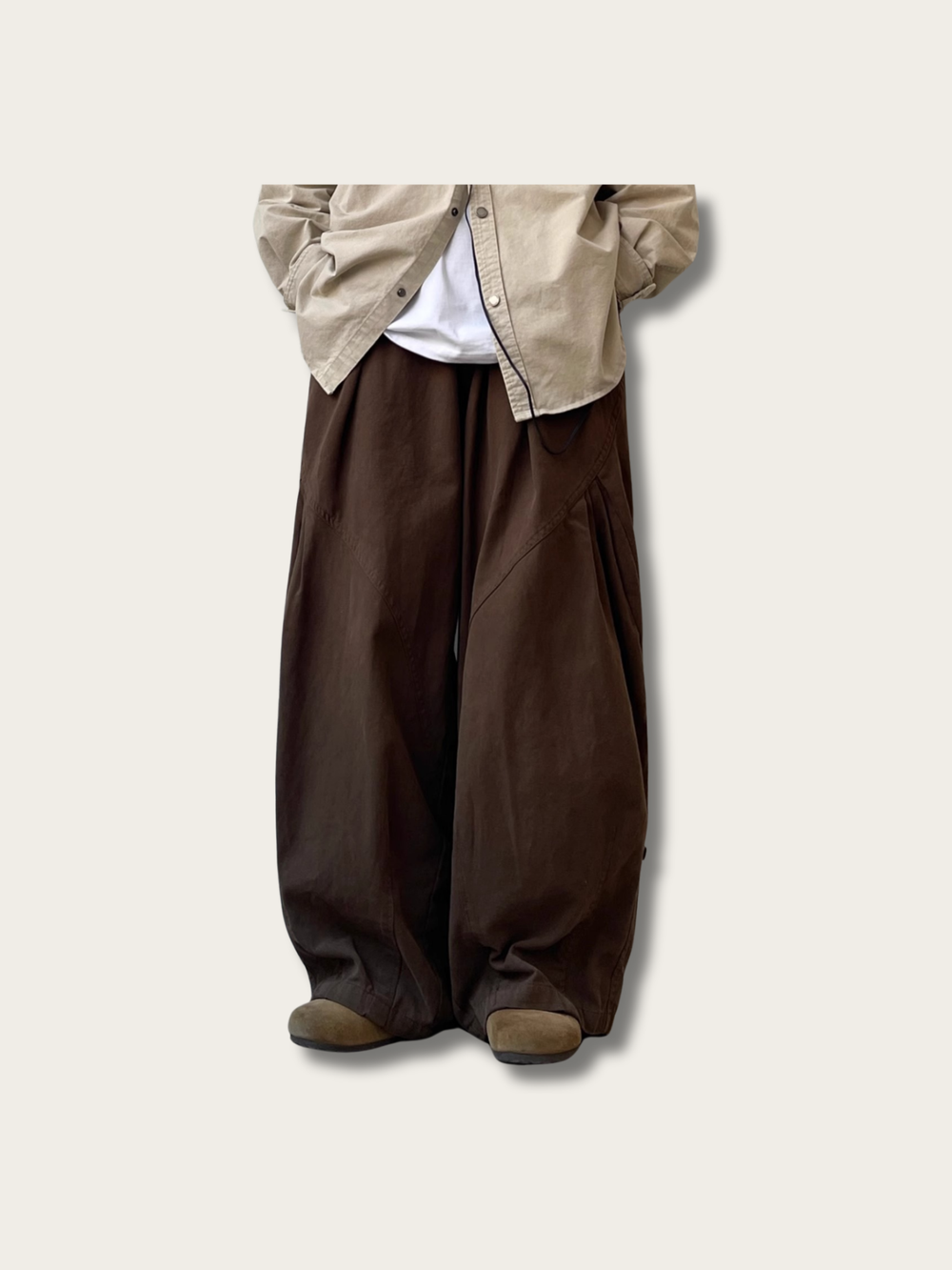 Flowing Terrain Oversized Pants - Large
