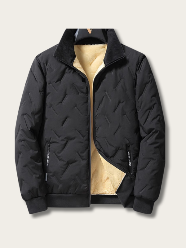 Arctic Luxe Quilted Puffer Jacket - L