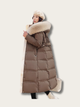 Elegance Frost Long Puffer Coat - M