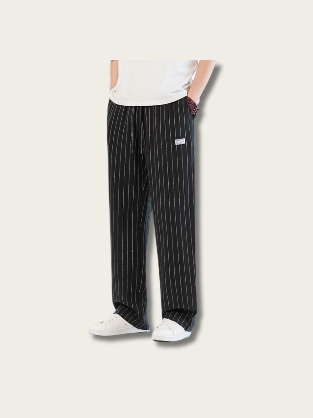 Urban Stride Pinstripe Pants - Medium