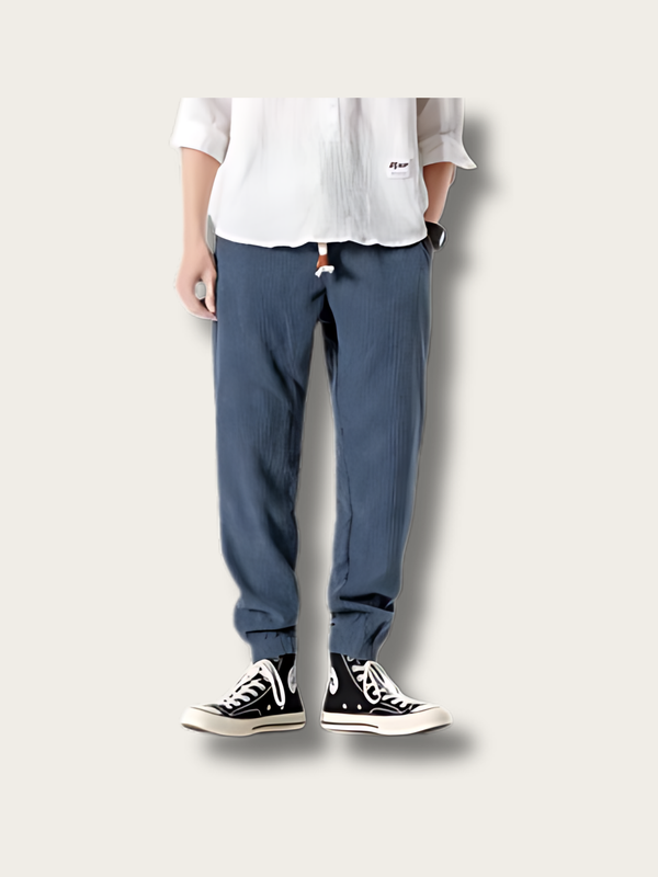 Textured Horizon Jogger Pants - Medium