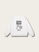 Cats Play Cozy Sweatshirt - #ffffff:White