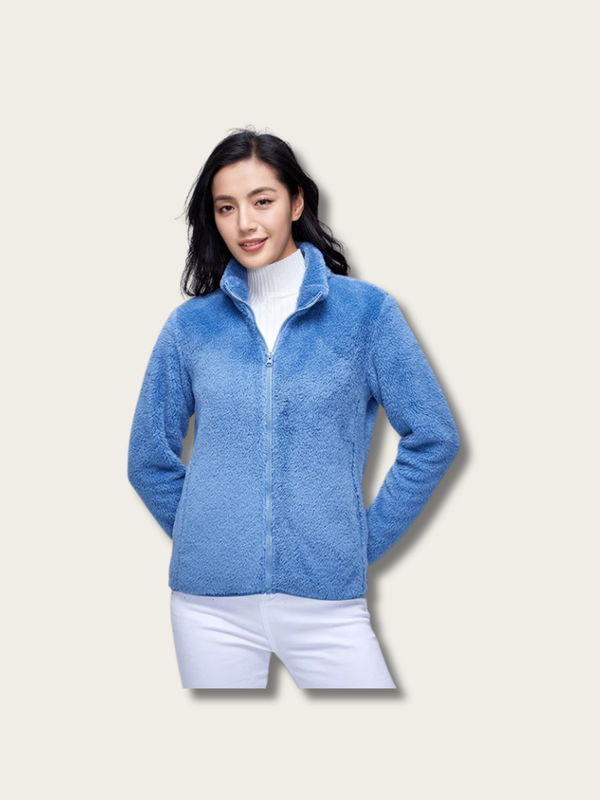 Cozy Wool Women's Jacket - black:Black