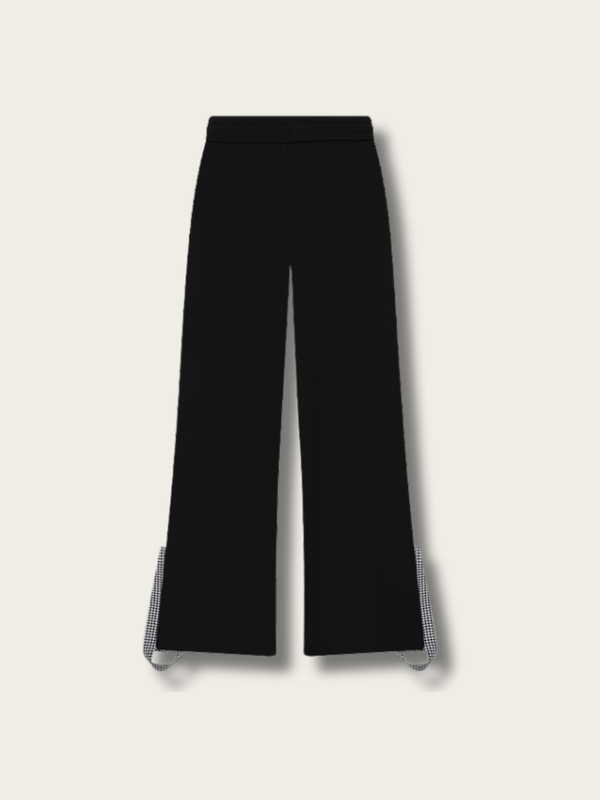 Bow Charm Layered Lounge Pants - Medium