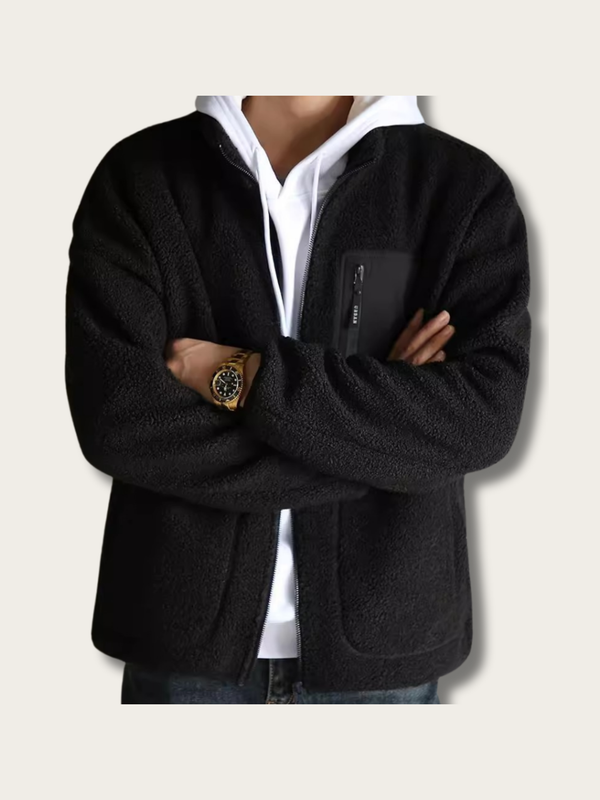 Arctic Comfort Wool Jacket - black:Black