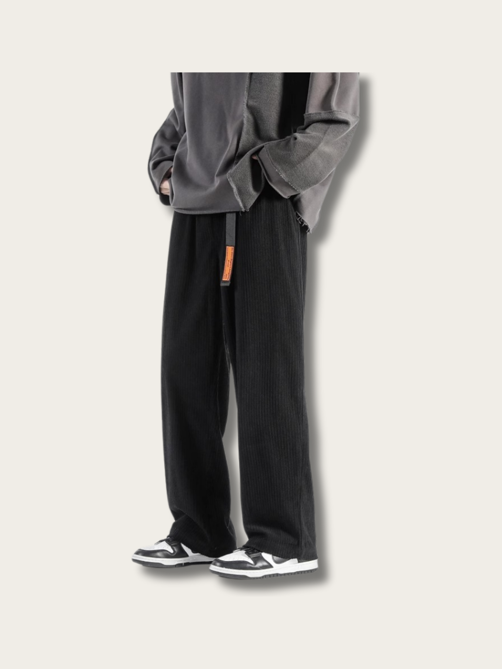 Crested Blaze Belted Corduroy Pants - Large