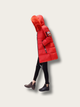 Winter Luxe Fur-Trimmed Puffer Coat - L