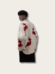 Reindeer Christmas Japanese Sweater - Red