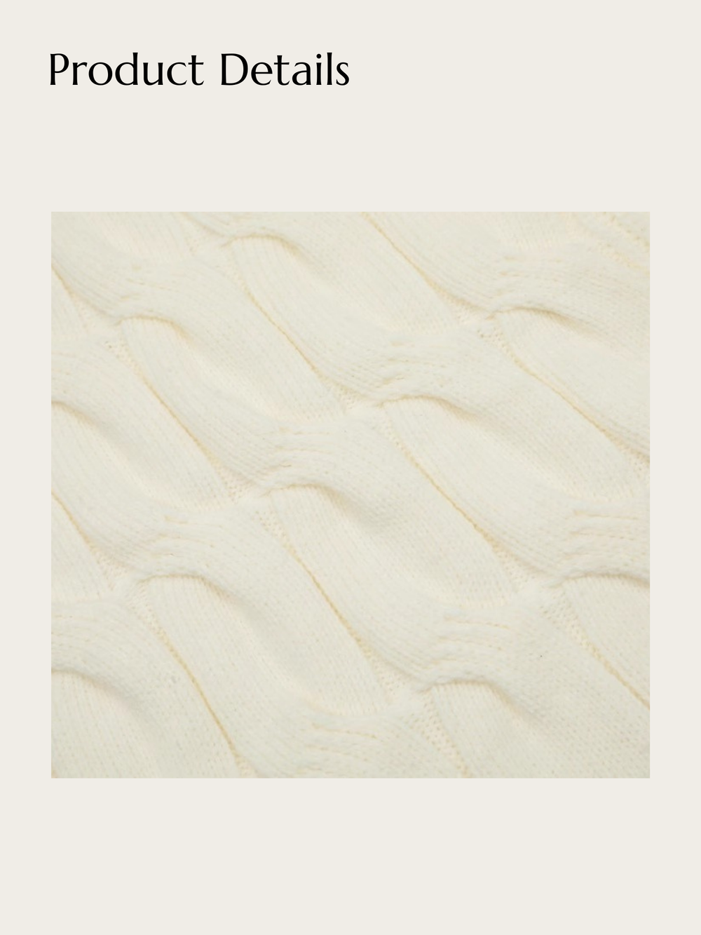 Varsity Emblem Knit Sweater - #fffdd0:Cream