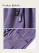 Strap Cuff Corduroy Cargo Pants - Medium