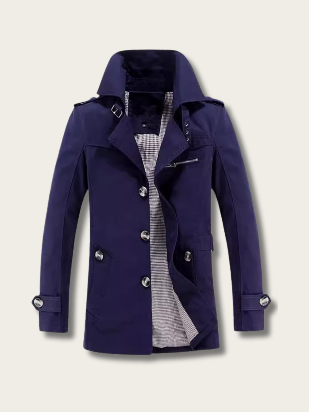 Metro Command Trench Jacket - #808000:Olive Green