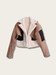 Urban Edge Shearling Denim Jacket - #add8e6:Light Blue
