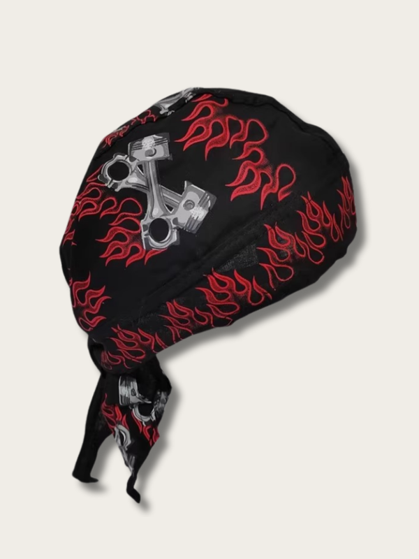Flaming Pistons Bandana Cap - 