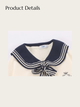 Regal Sailor Knit Sweater - #fffdd0:Cream