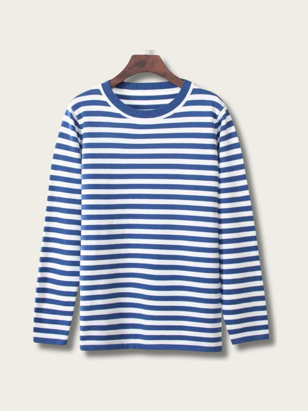 Striped Harmony Sweater - black:Black