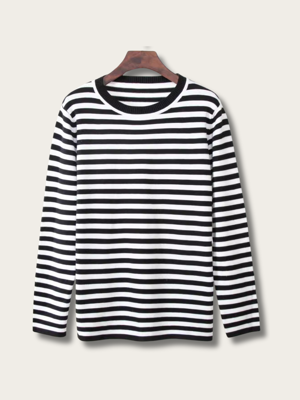 Striped Harmony Sweater - black:Black