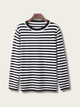 Striped Harmony Sweater - black:Black