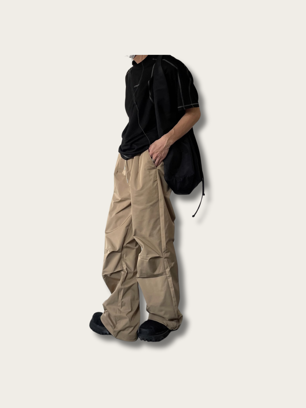 Desert Utility Wide-Leg Pants - Large