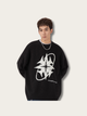 Stellar Navigator Knit Sweater - #ffffff:White