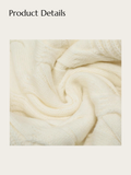 Varsity Emblem Knit Sweater - #fffdd0:Cream