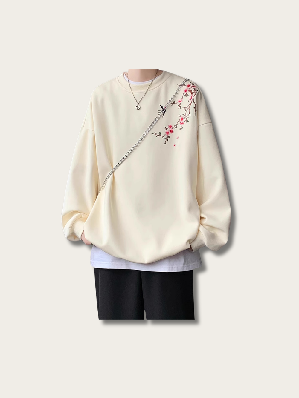 Blossom Flight Sweatshirt - black:Black