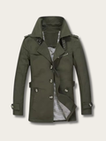 Metro Command Trench Jacket - #808000:Olive Green
