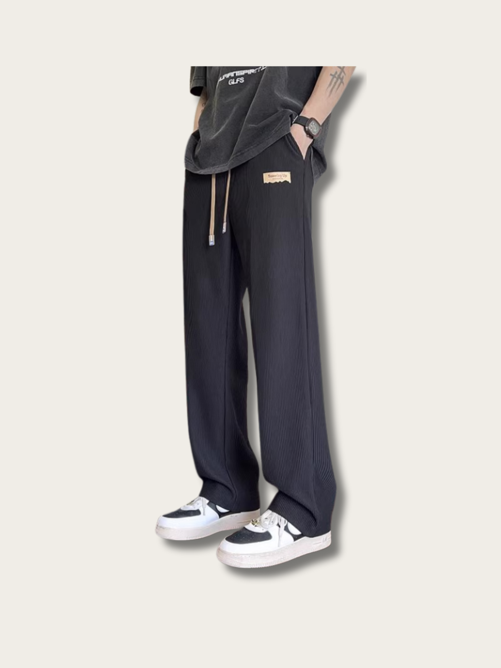 Urban Relax Corduroy Wide-Leg Pants - Large