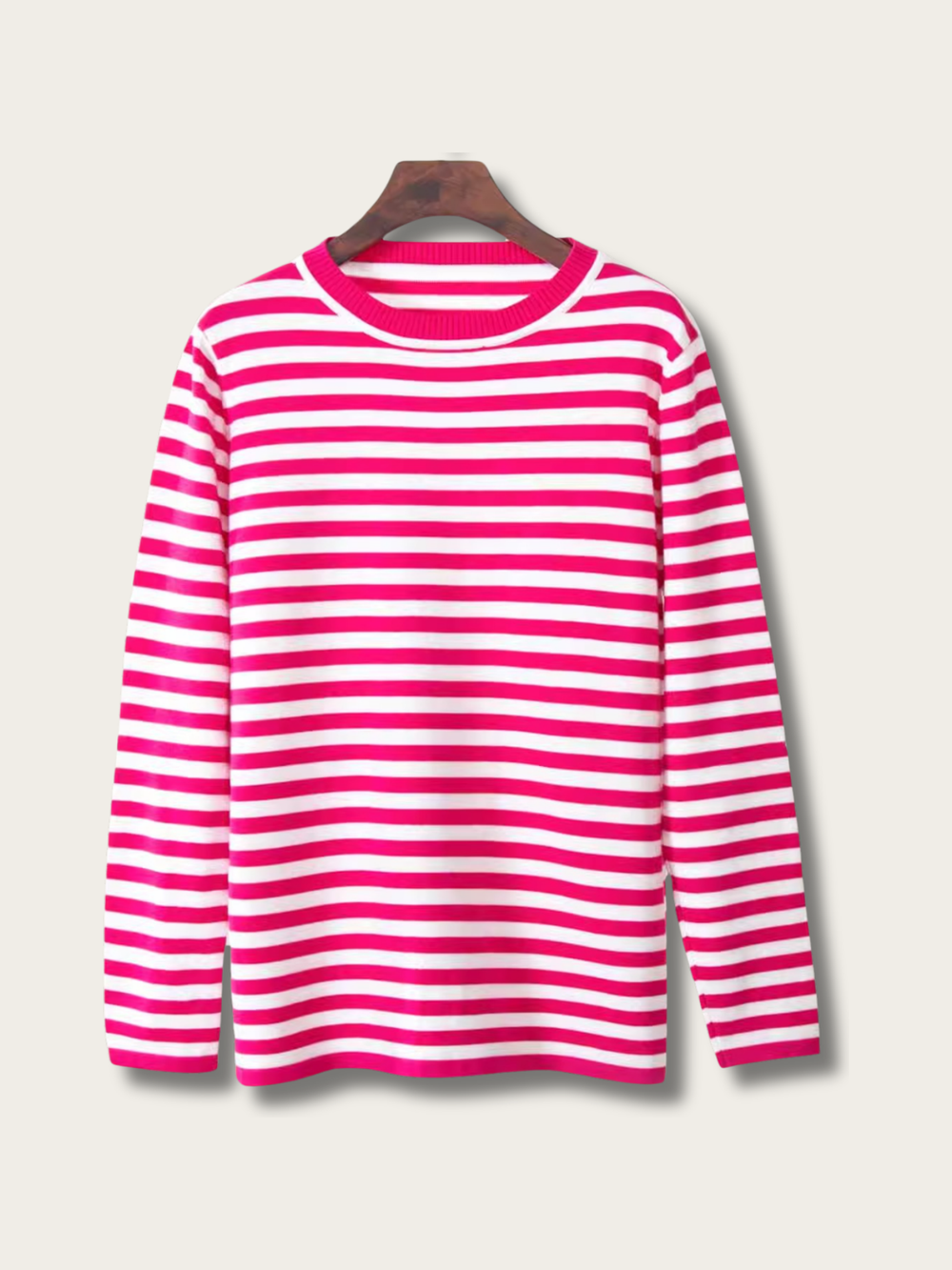 Striped Harmony Sweater - red:Red