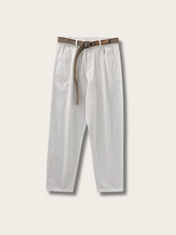 Breezy Horizon Belted Chino Pants - 30