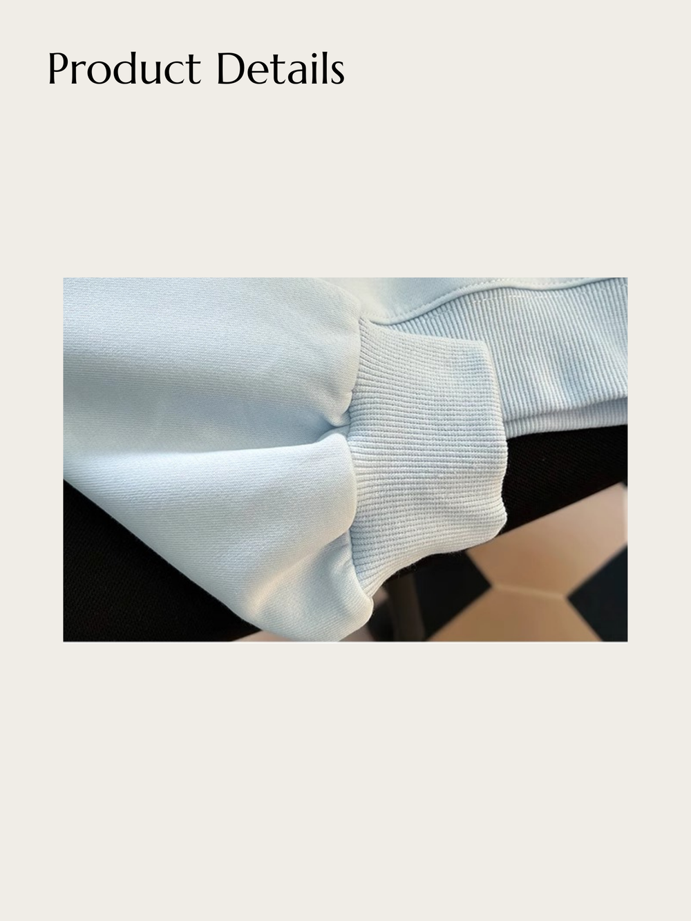 Charming Sailor Tie Sweatshirt - #add8e6:Light Blue
