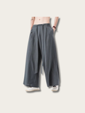 Zenith Flow Wide-Leg Linen Pants - Medium