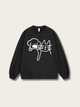 Paws & Whiskers Crewneck Sweatshirt - #ffc0cb:Pink