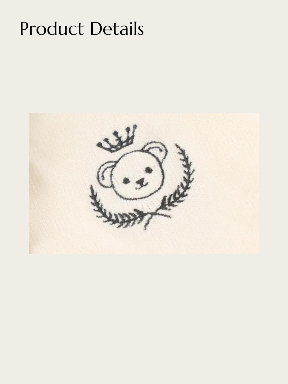 Regal Sailor Knit Sweater - #fffdd0:Cream