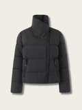 Modern Chic Asymmetrical Puffer Jacket - S