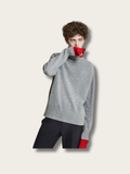 Contrast Charm Japanese Sweater - Gray