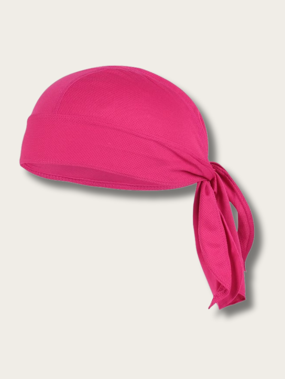 Essential Solid Color Bandana Cap - #FFFFFF:Snow White