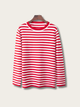 Striped Harmony Sweater - red:Red