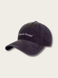 Denim Signature Dad Cap - Black