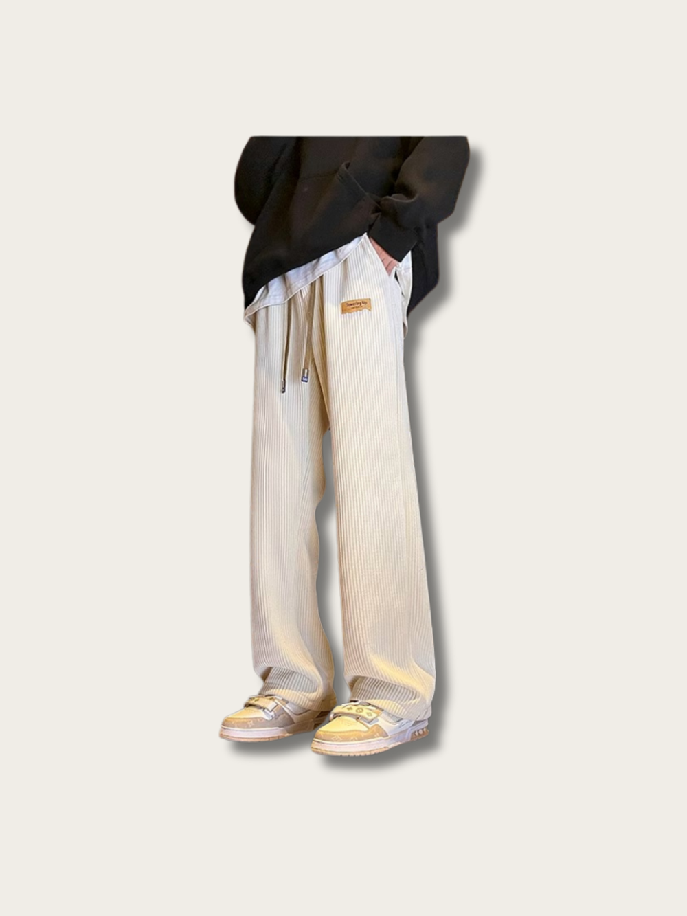 Urban Relax Corduroy Wide-Leg Pants - Medium