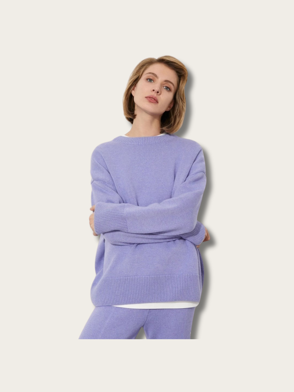 Elegant Ease Japanese Sweater - Beige